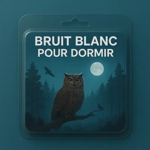 1 H Bruit Blanc pour DORMIR ou se Relaxer | Nuit en forêt