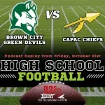 HS 8 Player Football - Capac at Brown City, 10-31-2025, MHSAA Div. 1 Region 4 Semifinal