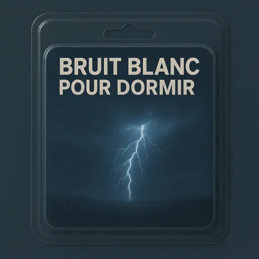 1 H de Bruit Blanc relaxant pour DORMIR | Tonnerre et Pluie ASMR