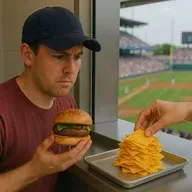 826. Ballpark Cheeseburger With Self-Serve Sticky Cheese