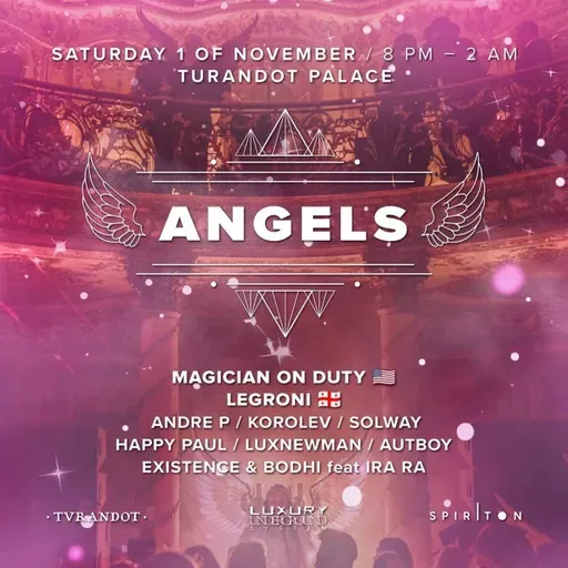 SOLWAY ‒ 1 NOVEMBER | ANGELS BALL | TURANDOT PALACE | MOSCOW