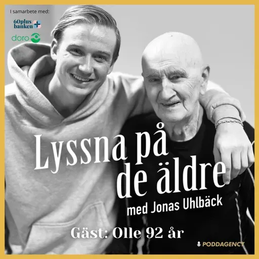 50. Olle 92 år – Om charkfabriken i Luleå, finna styrkan i mörkret, mordet på hans son och tiden som fotograflärling i kreativt Stockholm under efterkrigstiden.