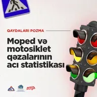 Yollarda təhlükə artır! Moped və motosiklet qəzalarının acı statistikası I Qaydaları pozma