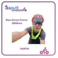 E08 Martin fait le tour de la France à vélo grâce à la Race Across France 2500kms