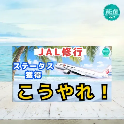 【JAL ステータス 修行】考え方とやり方を解説！