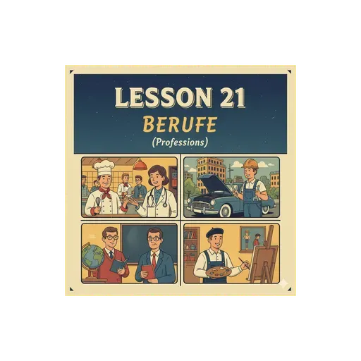 Lesson 21 | Berufe | Professions | German A1 (Telugu)