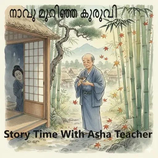 458 - നാവു മുറിഞ്ഞ കുരുവി - A Japanese Folk Tale - Malayalam Stories