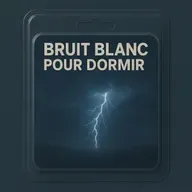 1 H Bruit Blanc pour DORMIR | Nuit orageuse pour trouver le sommeil