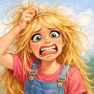 Le jour où princesse Raiponce a attrapé des poux !