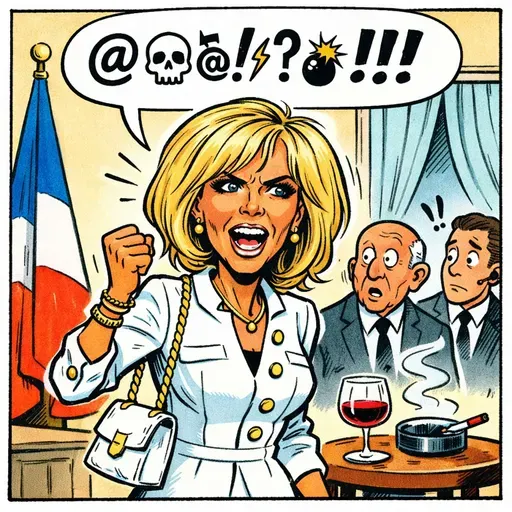 La Première dame Brigitte Macron insulte des militantes féministes en les traitant de « sales connes » 🤬 FREE episode - DELF A2 / B1 - Compréhension orale - French Intermediate Level