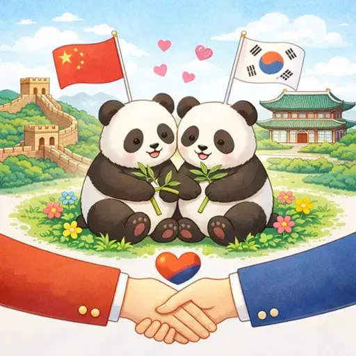 熊猫如何拉近中韩？ - How Do Pandas Bring China and South Korea Closer? [HSK 5]