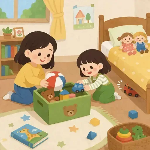 [HSK 3] 整理玩具箱 - Tidying the Toy Box