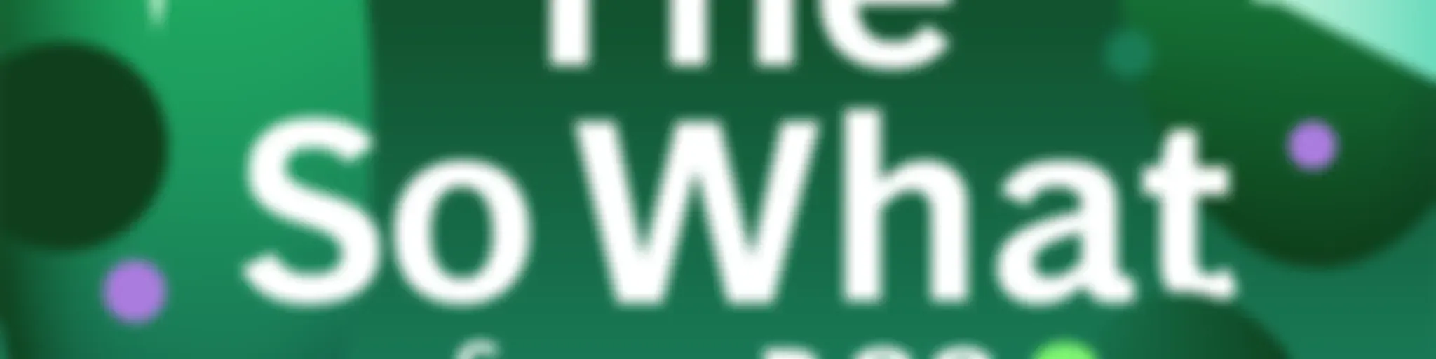 The So What from BCG