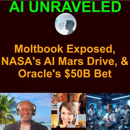 AI Business and Development Daily News Rundown February 02nd 2026: Moltbook Exposed, NASA's AI Mars Drive, & Oracle's $50B Bet