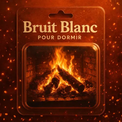 1 H Bruit blanc pour DORMIR | Feu de Cheminée relaxant