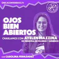 Ayelén Mazzina, ex Ministra de mujeres y géneros.