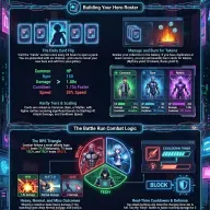 BATTLE RUN: Real-time JRPG-style Card combat, ON YOUR PHONE!