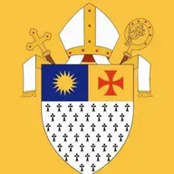 Aodh Máirtín Ó Fearraigh agus An Monsignor Caoimhín Mac Giolla Easpaig.