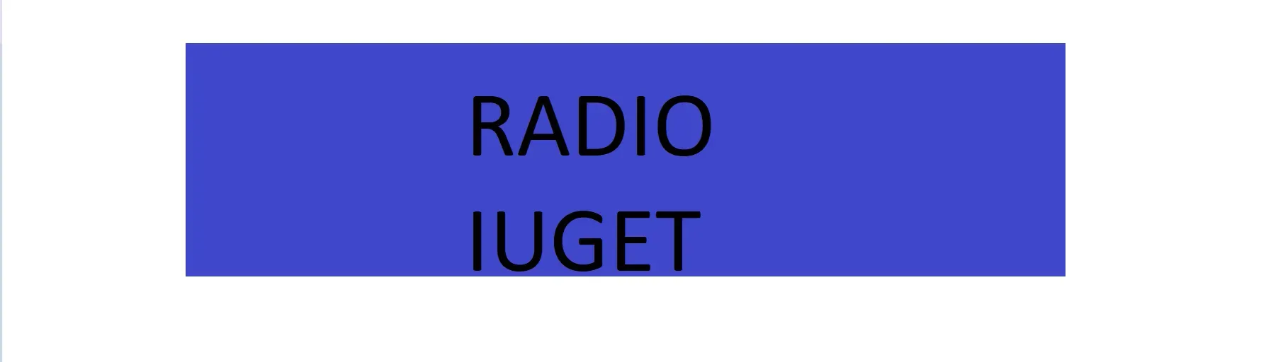 RADIO IUGET
