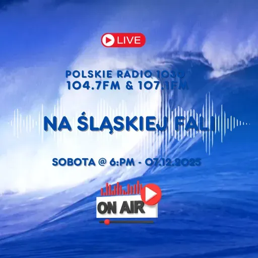 🎙️ Zapraszamy na sobotnią audycję "Na Śląskiej Fali" w Polskim Radiu 1030AM / 104.7FM! 🎶