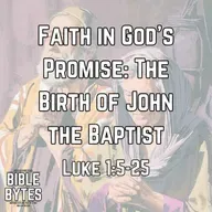 Faith in God’s Promise: The Birth of John the Baptist