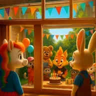 Petit Lapin rencontre Petite Licorne !