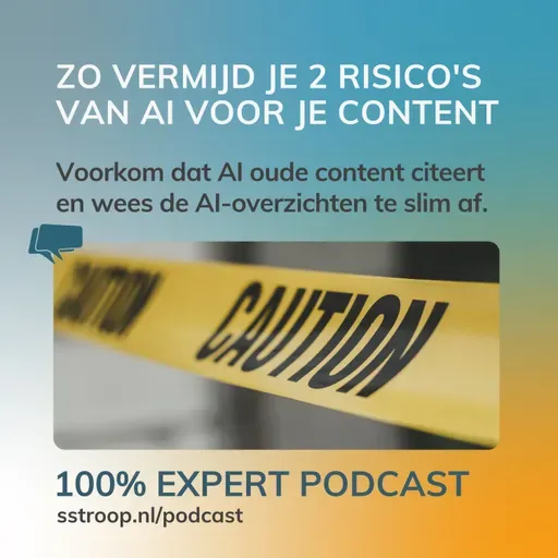Zo vermijd je 2 risico's van AI voor je content