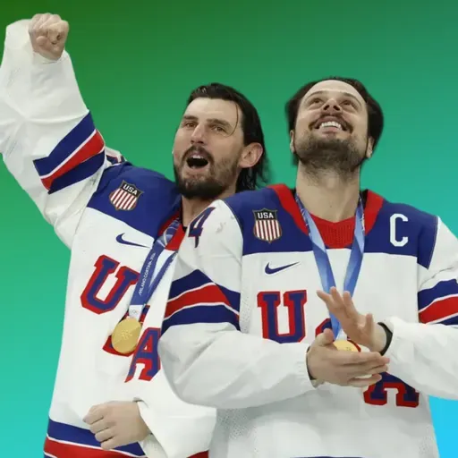 The U.S Men’s hockey team wins gold in being garbage