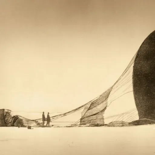 Cuando Salomon Andrée viajó en globo al Polo Norte