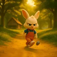 Petit Lapin est de mauvaise humeur