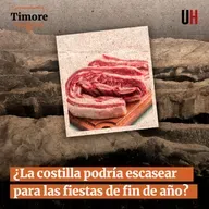 ¿La costilla podría escasear para las fiestas de fin de año?