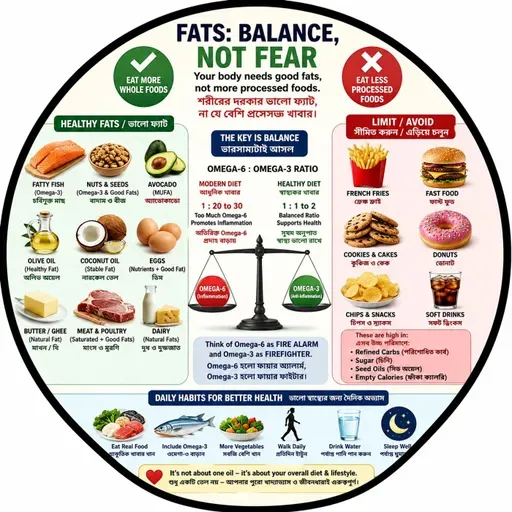 EP- 265 | THE FAT FACTS NOBODY TALKS ABOUT | ফ্যাট সম্পর্কে সেই সত্য, যা কেউ বলে না | Wellness podcast