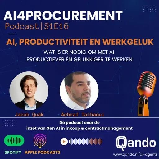 S1E16 | AI, Productiviteit en werkgeluk | AI4Procurement powered by Qando!