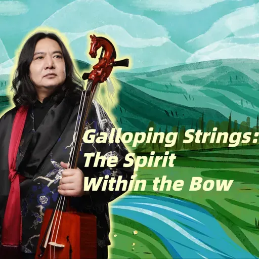 Galloping strings--The spirit within the bow