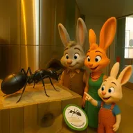 Petit Lapin à la Cité des Sciences