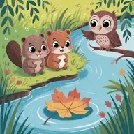 Drevená loďka a tajomstvo vztlaku: Ako veverička a bobor objavili vedu