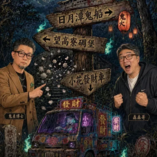 日月潭鬼船深夜拍窗？望高寮碉堡驚魂！加碼爆料：七孔流血的「財神小花」與89發財車！