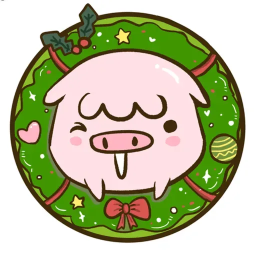 聖誕QQ豬