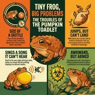 The Pumpkin Toadlet Paradox: Tiny Jumps, Giant Adaptations