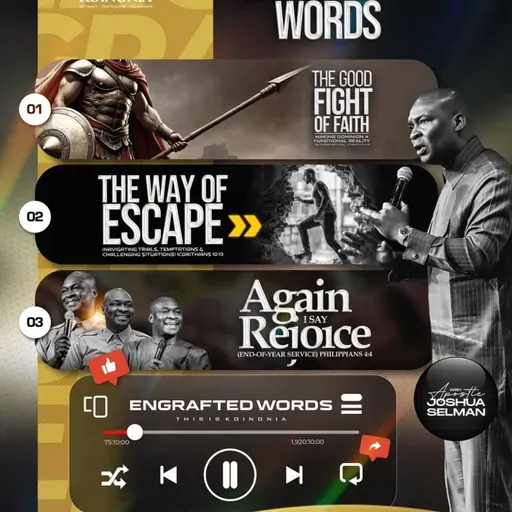 THE WAY OF ESCAPE (NAVIGATING TRIALS, TEMPTATIONS AND CHALLENGING SITUATIONS) WITH APOSTLE JOSHUA SELMAN