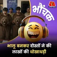 पुलिस ने चारों के घर से भालू की कॉस्ट्यूम बरामद की, 6 महीने की सज़ा | भौंचक