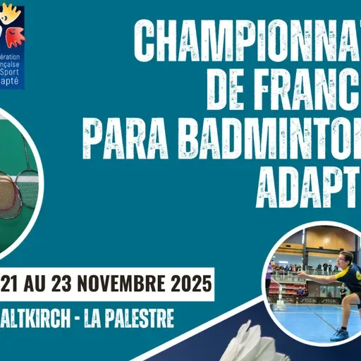 Altkirch : Championnat de France de Para Badminton Adapté du 20 au 23 novembre