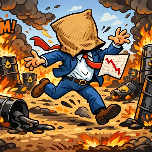 Aucune vision, la tête dans un sac et le pétrole comme seule référence – 18 mars 2026