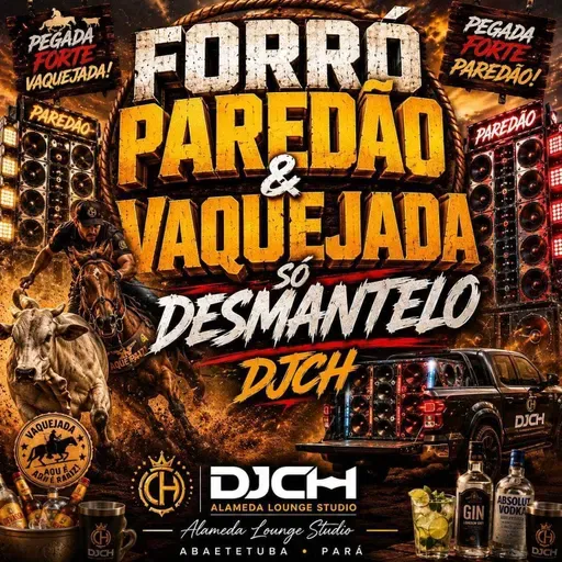 FORRÓ PAREDÃO & VAQUEJADA SÓ DESMANTELO DJCH