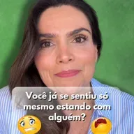 Você já se sentiu só mesmo estando com alguém?