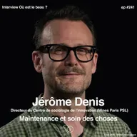 #241 - Maintenance et soin des choses avec Jérôme Denis - Directeur du Centre de sociologie de l'innovation (Mines Paris PSL)