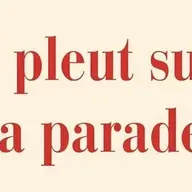 « Il pleut sur la parade » de Lucie Anne Belgy chez Gallimard