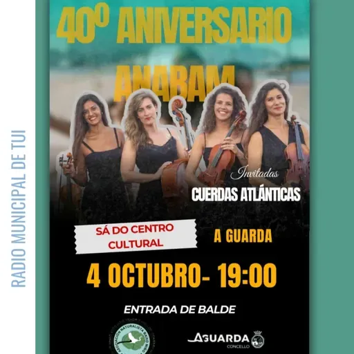 Ent. Agustín Ferreira, presidente de ANABAM | Concerto polos 40 anos da asociación
