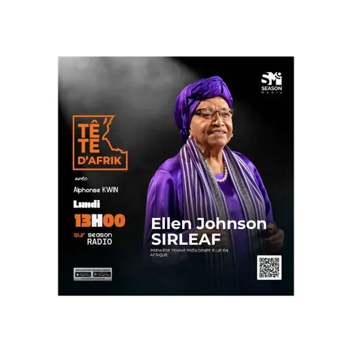 Ellen Johnson Sirleaf, première femme présidente élue en Afrique et symbole de résilience et de courage politique.