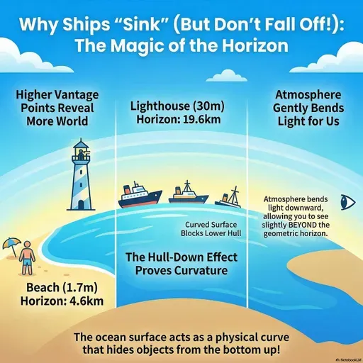Horizon by the Numbers: Measuring Earth’s Curve with Geometry